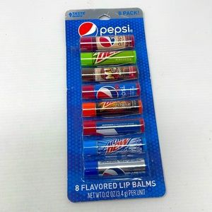 Pepsi Flavor Lip Balms pack of 8 New